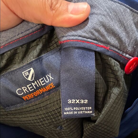 CREMIEUX PERFORMANCE 32X32 Blue Men Pantsuits Straight - Picture 2 of 6